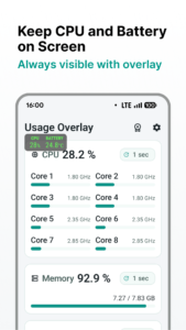 Overlay Monitor CPU/Battery Mod APK Download Latest V0.6.2 3