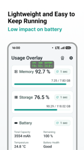 Overlay Monitor CPU/Battery Mod APK Download Latest V0.6.2 1